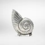 Giovanni Patrini, Nautilus shell wine cooler, c. 1980, pewter
