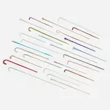 Murano, Collection of twenty-six walking sticks, hand-blown glass