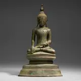 Burmese, Buddha, bronze