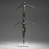 Kees Verkade, Tightrope Walker, 1978, bronze, acrylic
