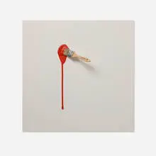 Garry Knox Bennett, Untitled, 2008, acrylic and paintbrush on panel
