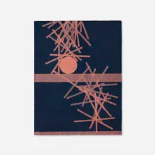 Pol Bury, 40 barres et un cercle sur 2 traverses, 1977, lithograph in colors