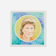 Mel Ramos, Portrait of Bobbie Benton, 1989, watercolor on paper