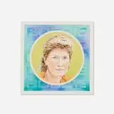 Mel Ramos, Portrait of Bobbie Benton, 1989, watercolor on paper