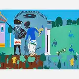 Romare Bearden, Circe into Swine