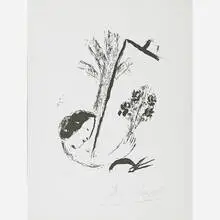 Bouquet by Marc Chagall, Russia/France, sold Nov 2016