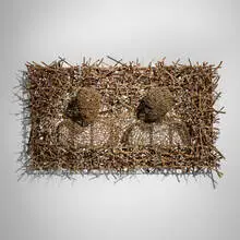 John McQueen, Untitled, willow, maple, zip ties