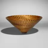 Mike Shuler, Segmented flaring bowl, bird's-eye maple, satinwood