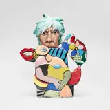 Noi Volkov, Andy Warhol teapot, 2021, glazed earthenware