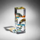 Pavel Novák, Minaret, 2017, cast, coldworked, polished, and laminated optical glass