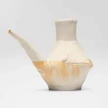 John Gill, Pitcher, 1976, hand-built and glazed stoneware