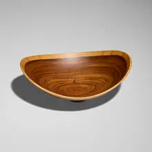 Bowl by Bob Stocksdale, 1986, Brazilian kingwood, sold Aug 2026