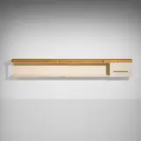 Charlotte Perriand, Wall-Mounted Shelf from Les Arcs, c. 1968, painted steel, pine