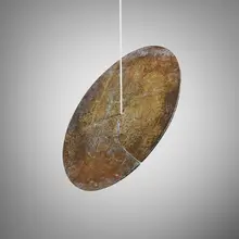 Val Bertoia, Slit Gong (B-909), c. 2000, patinated bronze