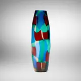 Fulvio Bianconi, Pezzato vase, c. 1951, fused glass tesserae