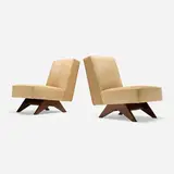 Pierre Jeanneret, Lounge chairs from Punjab University, Chandigarh, pair