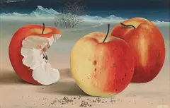 Léon Arthur Tutundjian, Pommes, oil on canvas