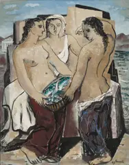 Jean Souverbie, Le bonheur du marin, 1927, oil on canvas