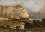 James David Smillie, Etratat, Normandy Coast, circa 1884, oil on canvas