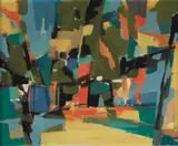 Marcel Mouly, La Clairiere (The Clearing), 1960, oil on canvas