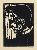 Dr. S. (Sauerlandt) by Emil Nolde, 1913, Holzschnitt auf leichtem Karton (Prägestempel: Fanta), sold May 2011