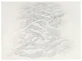 Thomas Bayrle, Ich in der Stadt, 1975, Bleistift auf Schoellershammer-Karton
