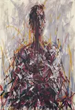Max Uhlig, Halbfigur – sitzende Frau
