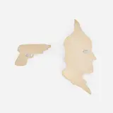 William T. Wiley, Who Is Not A Hostage? Scatter Pins