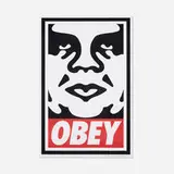 Shepard Fairey, OBEY Icon, 2018, offset lithograph in colors