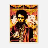 Shepard Fairey, OBEY Distort Sid (Red)