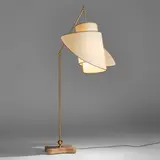 Carlo Mollino, Suora floor lamp, 1947 / 1994, marble, brass, parchment