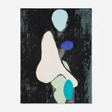 Enoc Perez, Abstracted Figure, 2012-13, oil on canvas