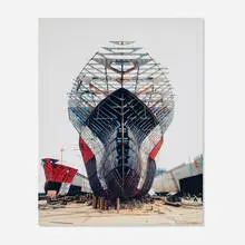 Edward Burtynsky, Shipyard #11, Qili Port, Zhejiang Province, China, 2005, C-print