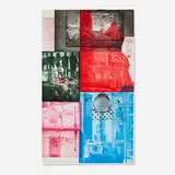 Robert Rauschenberg, Soviet American Array V, 1988-1990, photogravure in colors on T.H. Saunders