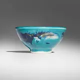 Toshiko Takaezu, Tea bowl, c. 1995, glazed porcelain