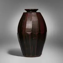 Hans Vangsø, Early and Large vase, c. 1980, glazed stoneware