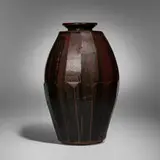Hans Vangsø, Early and Large vase, c. 1980, glazed stoneware