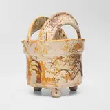 Betty Woodman, Basket, c. 1980, glazed earthenware