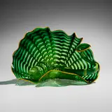 Dale Chihuly, Celtic Emerald Persian Pair, 2007, hand-blown glass