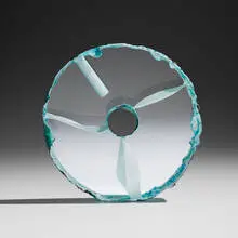 Colin Reid, R943, 2000, cast and polished optical glass
