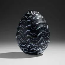 Ethan Stern, Untitled (Egg), 2004, hand-blown and carved glass