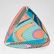 Dorothy Hafner, Plate, 1989, glazed earthenware