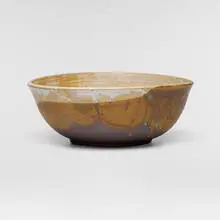 Large bowl by Toshiko Takaezu, c. 1970, glazed stoneware, sold Aug 2026