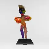 Arline Fisch, Untitled, acrylic on enameled steel