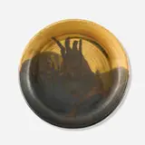 Toshiko Takaezu, Plate, c. 1980, glazed porcelain