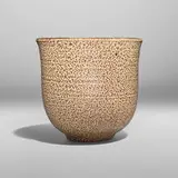 Toshiko Takaezu, Large vessel, c. 1975, glazed and salt-fired stoneware