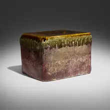 Untitled (stool) by Hun Chung Lee, c. 2012, glazed stoneware, sold Jun 2026