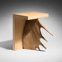 Rick Owens, Stag T, c. 2018, moose antler, plywood