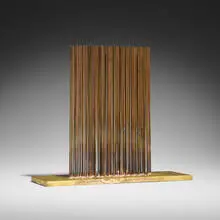 Val Bertoia, 52 Rods for Sounds (B-2735), 2023, beryllium copper, brass
