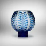 Tomaso Buzzi, A Rilievi vase, model 3485, c. 1933, glass with raised decoration and murrina base